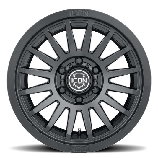 ICON Recon SLX 18x9 6x5.5 BP 25mm Offset 6in BS 95.1mm Hub Bore Satin Black Wheel