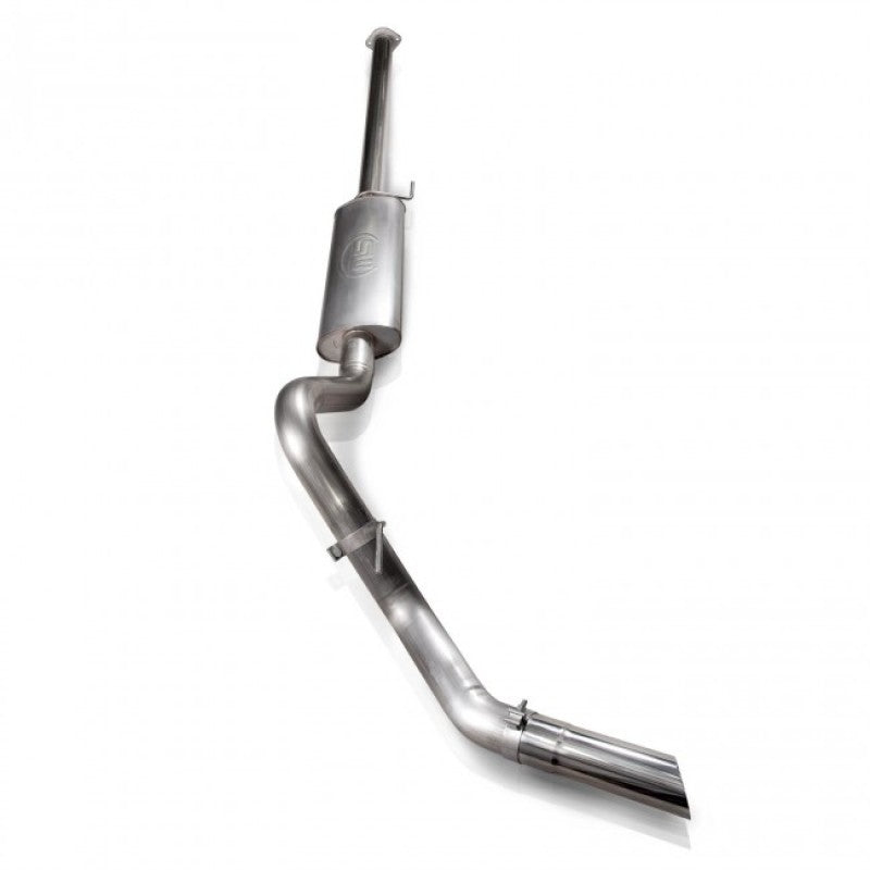 Load image into Gallery viewer, Stainless Works 2011-14 F-150 3.5L 3-1/2in Catback S-Tube Muffler Factory Connection
