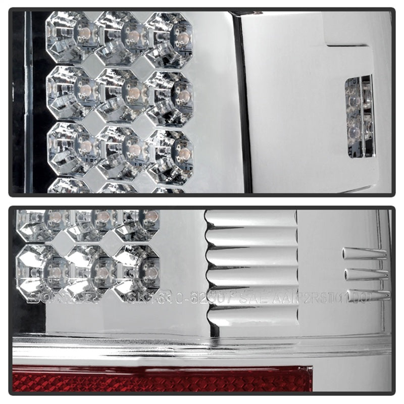 Load image into Gallery viewer, Spyder Ford Super Duty 08-15 LED Tail Lights Chrome ALT-YD-FS07-LED-C

