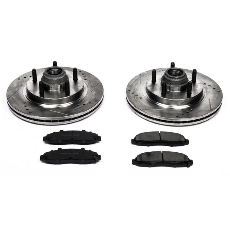 Load image into Gallery viewer, Power Stop 00-03 Ford F-150 Front Z23 Evolution Sport Brake Kit
