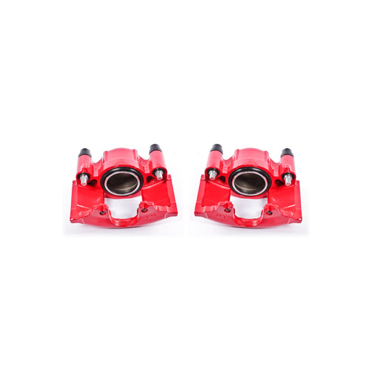 Power Stop 90-93 Cadillac Commercial Chassis Front Red Calipers w/o Brackets - Pair