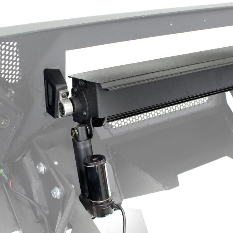 Load image into Gallery viewer, Go Rhino 16-21 Tacoma Element Front Bumper w/ Power Actuated Hide-away Light Bar Mount Tex Black
