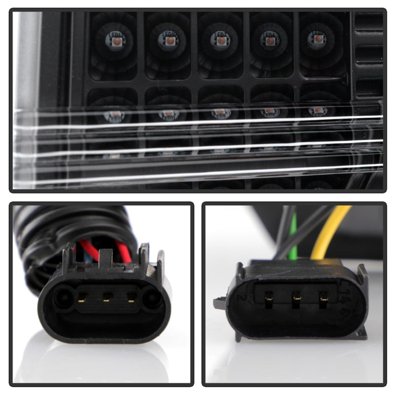 Load image into Gallery viewer, Spyder Ford F150 09-14 Halogen Light Bar Projector Headlights Black PRO-YD-FF15009PL-SEQ-BK
