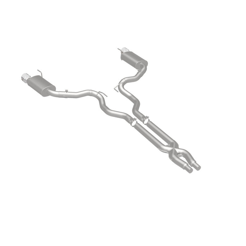 Load image into Gallery viewer, MagnaFlow Cat Back, SS, 3in, Street, Dual Split Polished 4.5in Tips 2015 Ford Mustang GT V8 5.0L
