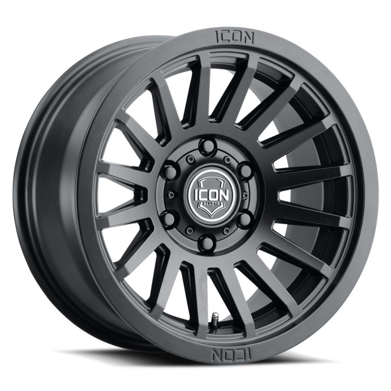 Load image into Gallery viewer, ICON Recon SLX 18x9 6x5.5 BP 25mm Offset 6in BS 95.1mm Hub Bore Satin Black Wheel
