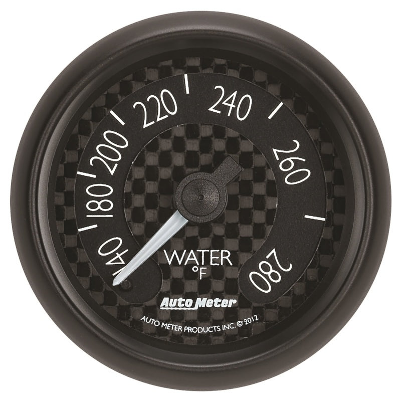 Load image into Gallery viewer, Autometer GT Series 52mm Mechanical 140-280 Deg F Water Temperature Gauge
