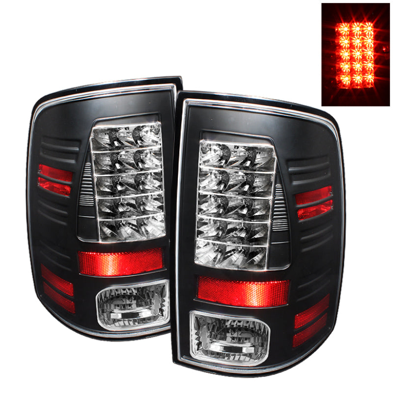 Load image into Gallery viewer, Spyder Dodge Ram 1500 09-14 10-14 LED Tail Lights Incandescent only - Blk ALT-YD-DRAM09-LED-BK
