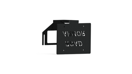 Road Armor 3.6in Offset Fairlead Mount - Tex Blk