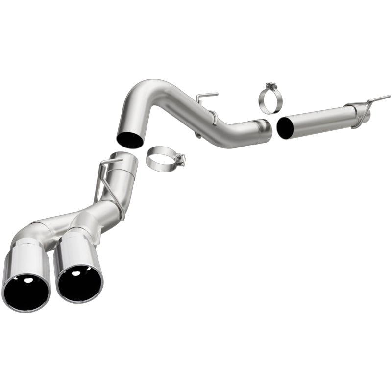 Load image into Gallery viewer, MagnaFlow CatBack 2018 Ford F-150 V6-3.0L Dual Exit Polished Stainless Exhaust - MF Series
