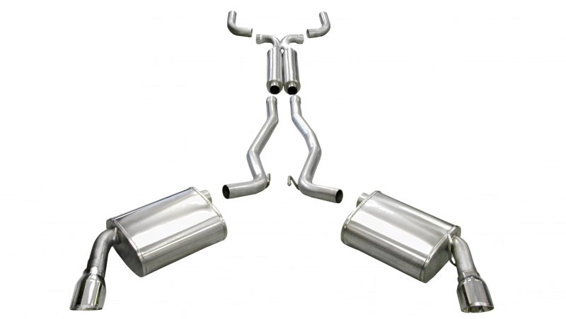Load image into Gallery viewer, Corsa 2010-2015 Chevrolet Camaro Coupe SS 6.2L V8 Auto Polished Sport Cat-Back + XO Exhaust
