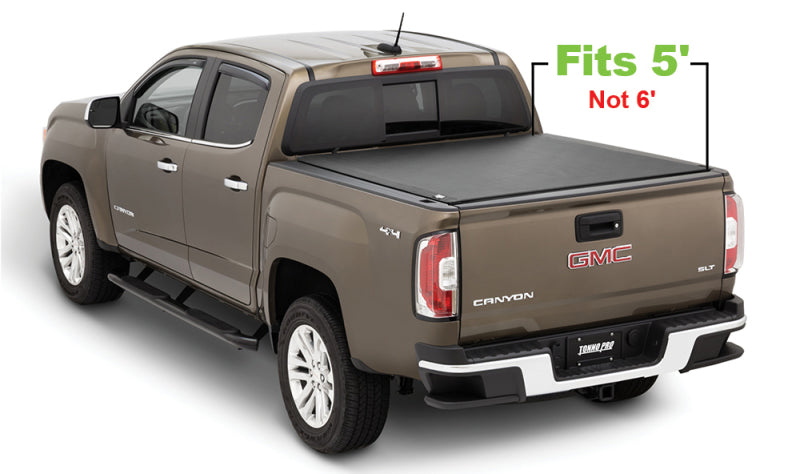 Load image into Gallery viewer, Tonno Pro 15-19 Chevy Colorado 5ft Fleetside Lo-Roll Tonneau Cover
