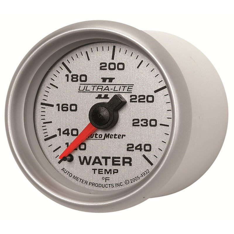 Load image into Gallery viewer, Autometer Ultra-Lite II 52mm 120-240 Deg F Mechanical Water Temp Gauge
