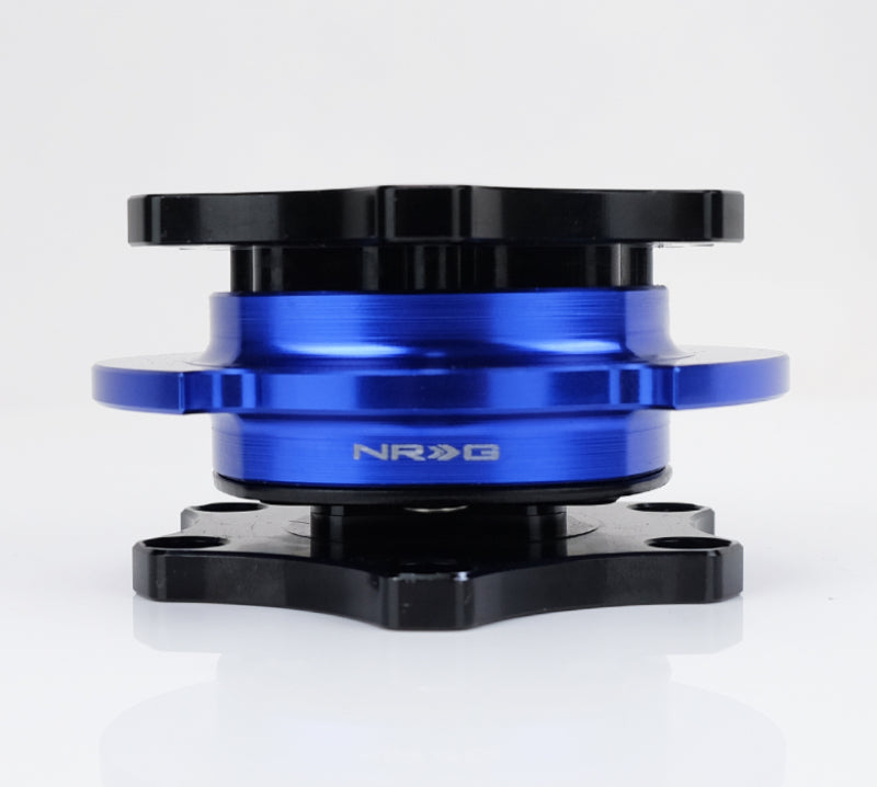 Load image into Gallery viewer, NRG Race Short Hub Datsun - Black Body Blue Ring
