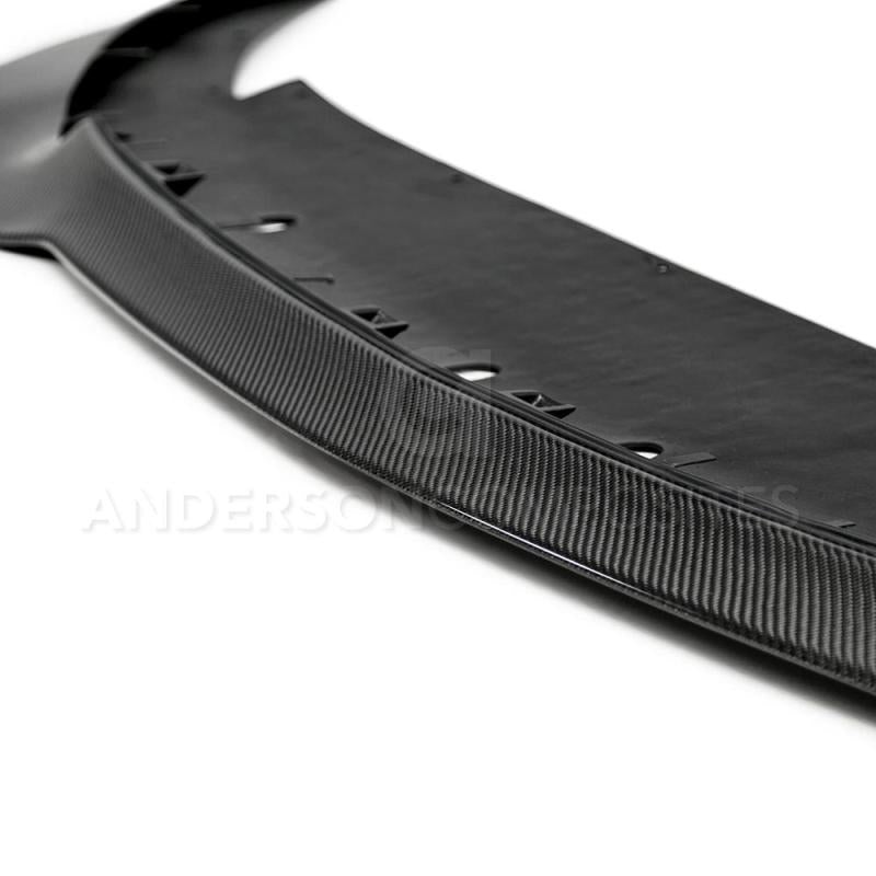Load image into Gallery viewer, Anderson Composites 2015-2018 Ford Mustang Shelby GT350R Carbon Fiber Front Splitter (1 PC)
