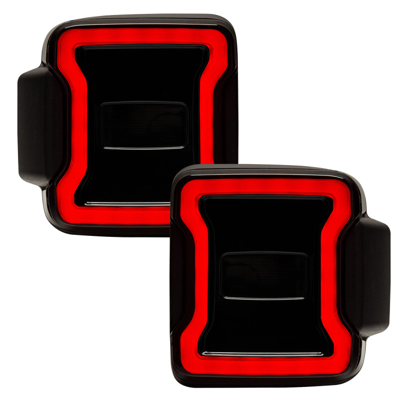 Load image into Gallery viewer, Oracle Jeep Wrangler JL Black Series LED Tail Lights
