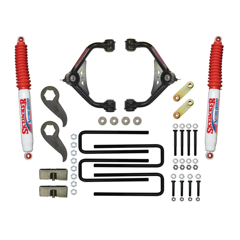 Load image into Gallery viewer, Skyjacker 2011-2019 GM 2500HD/3500HD 2WD/4WD 3-3.5in UCA Lift Kit w/Rear Nitro 8000 Shocks
