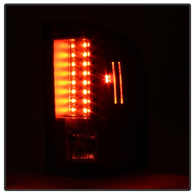 Load image into Gallery viewer, Spyder Chevy Silverado 07-13 LED Tail Lights Blk ALT-YD-CS07-LED-BK
