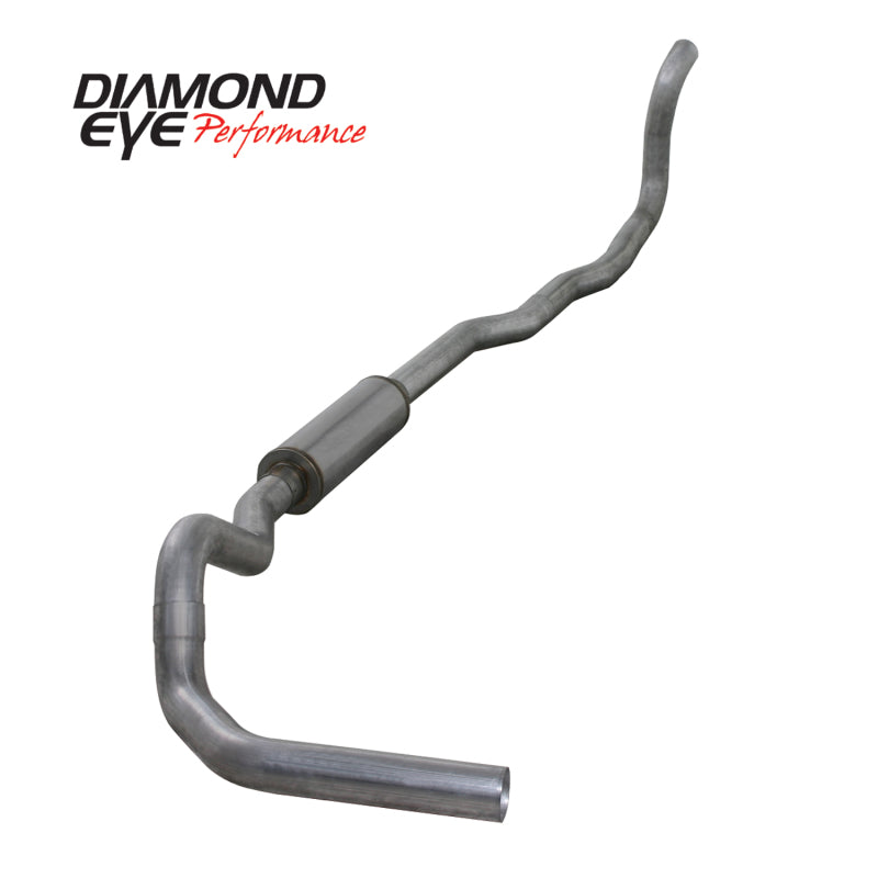 Load image into Gallery viewer, Diamond Eye KIT 4in CLAMP Turbo Back SGL AL: 89-93 DODGE CUMMINS 5.9L
