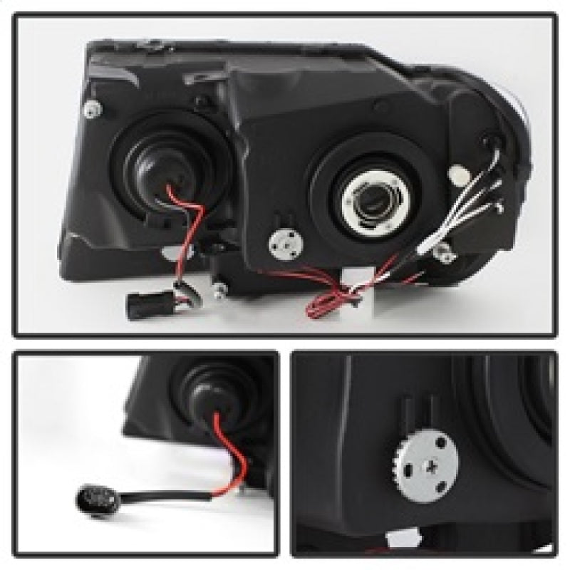 Load image into Gallery viewer, Spyder Jeep Grand Cherokee 99-04 Projector Headlights LED Halo LED Chrm - PRO-YD-JGC99-HL-C
