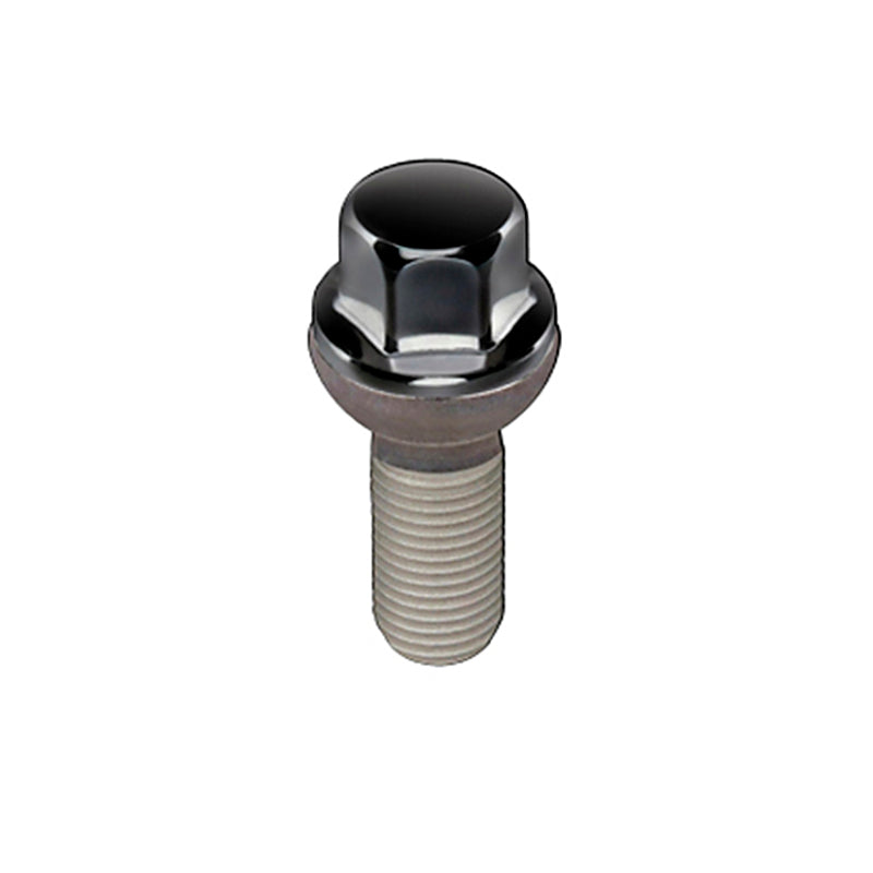 Load image into Gallery viewer, McGard Hex Lug Bolt (Radius Seat) M14X1.5 / 17mm Hex / 28.1mm Shank Length (Box of 50) - Black
