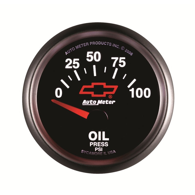 Load image into Gallery viewer, Autometer Oil Pressure 2-1/16, 0-100 PSI - Red Bowtie

