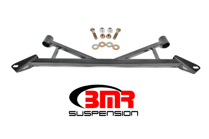Load image into Gallery viewer, BMR 15-17 S550 Mustang Front 4-Point Subframe Chassis Brace - Black Hammertone
