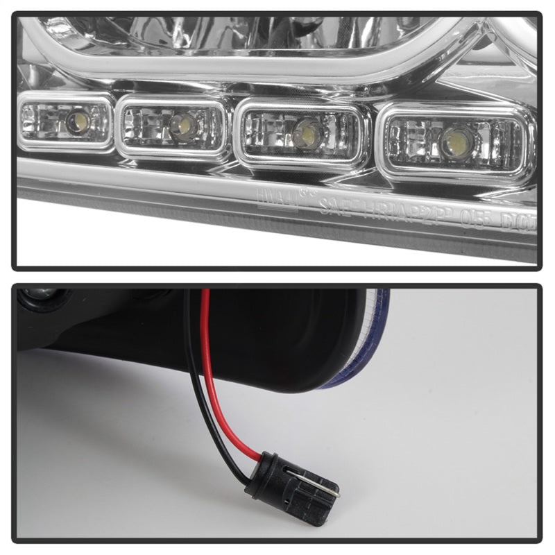 Load image into Gallery viewer, Xtune Dodge Charger 06-10 1Pc LED Crystal Headlights Chrome HD-ON-DCH05-1PC-LED-C
