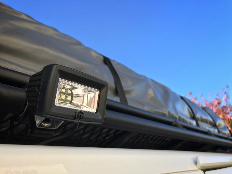 Load image into Gallery viewer, KC HiLiTES C-Series C2 LED 2in. Backup Area Flood Light 20w (Pair Pack System) - Black
