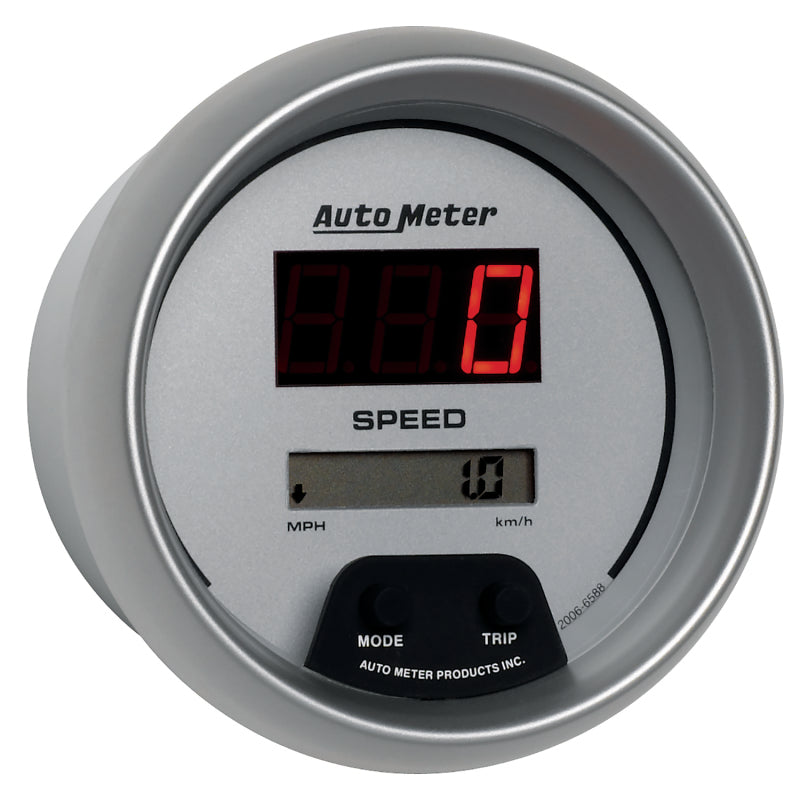 Load image into Gallery viewer, Autometer Ultra-Lite 3 3/8in 160 MPH Digital Speedo Gauge

