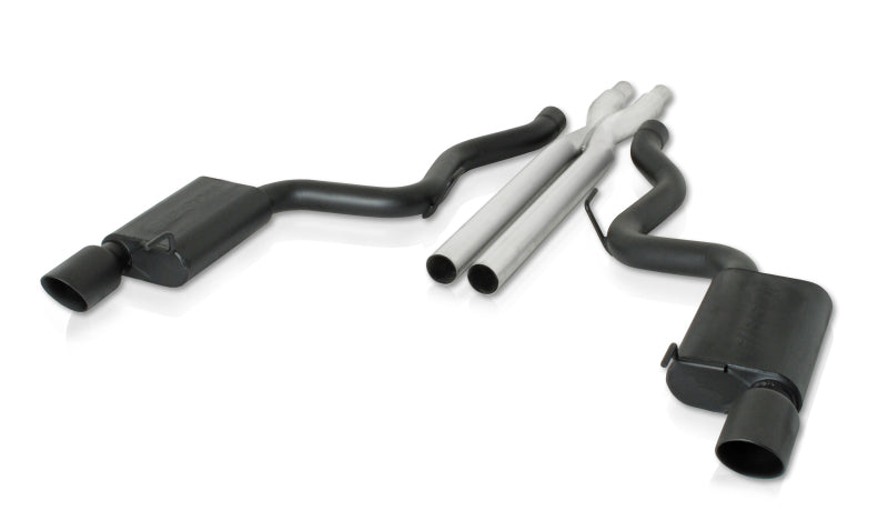 Load image into Gallery viewer, Gibson 15-17 Ford Mustang GT 5.0L 3in Cat-Back Dual Exhaust - Black Elite (Ceramic)

