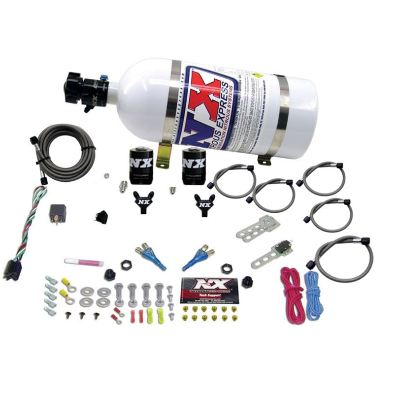 Load image into Gallery viewer, Nitrous Express BMW EFI All Dual Nozzle Nitrous Kit (50-300 HP) w/10lb Bottle
