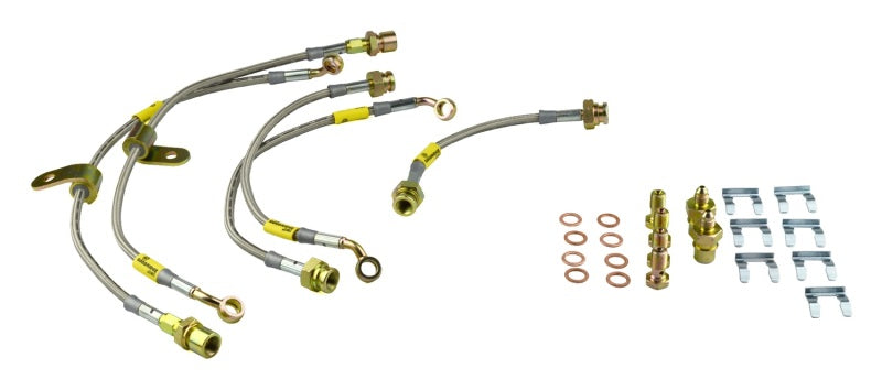 Load image into Gallery viewer, Goodridge 09-12 Cadillac CTS-V (All CTS-V w/ Brembo Brakes) Stainless Steel Brake Line Kit
