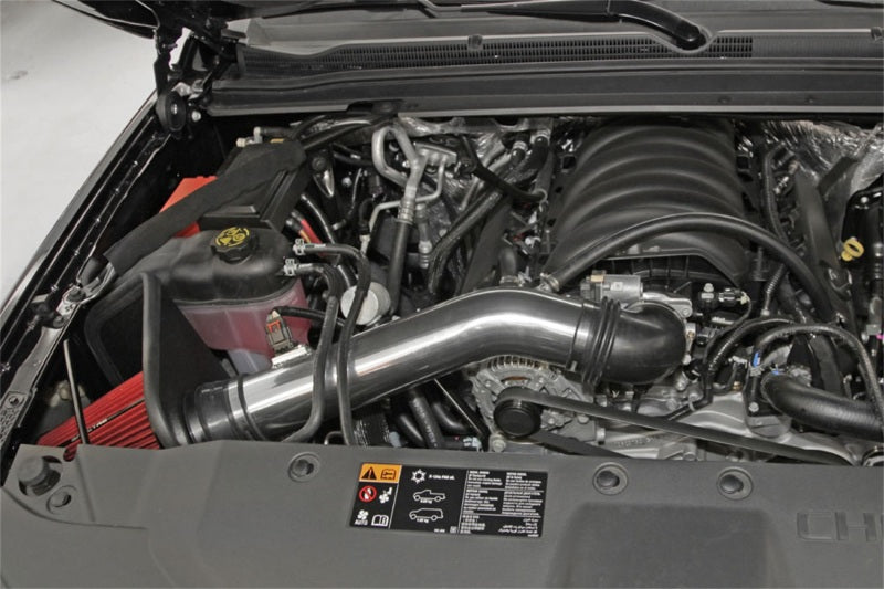 Load image into Gallery viewer, Spectre 14-15 GM Silverado/Sierra V8-5.3L F/I Air Intake Kit - Polished w/Red Filter
