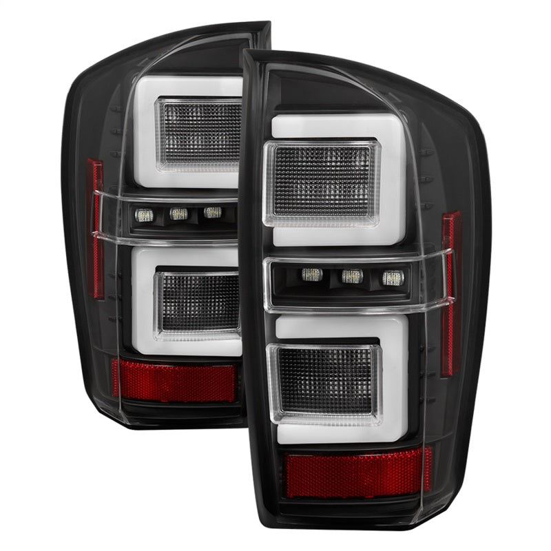 Load image into Gallery viewer, Spyder 16-17 Toyota Tacoma LED Tail Lights - Black (ALT-YD-TT16-LED-BK)
