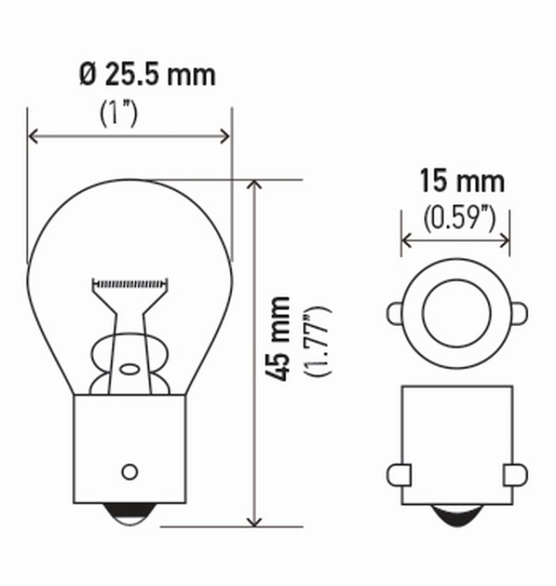 Load image into Gallery viewer, Hella Bulb 1141 12V 18W Ba15S S8 (2)
