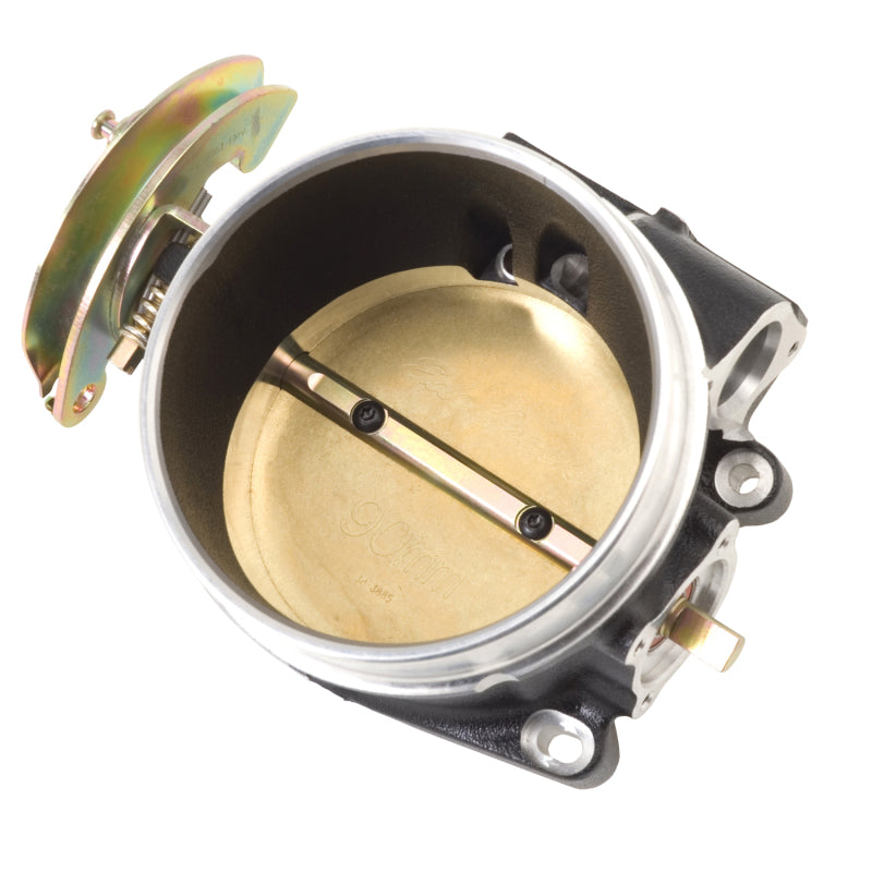 Load image into Gallery viewer, Edelbrock Throttle Body Victor Universal LS1 90mm w/ o Tps/Iac Black Mini Texture Powder Coating
