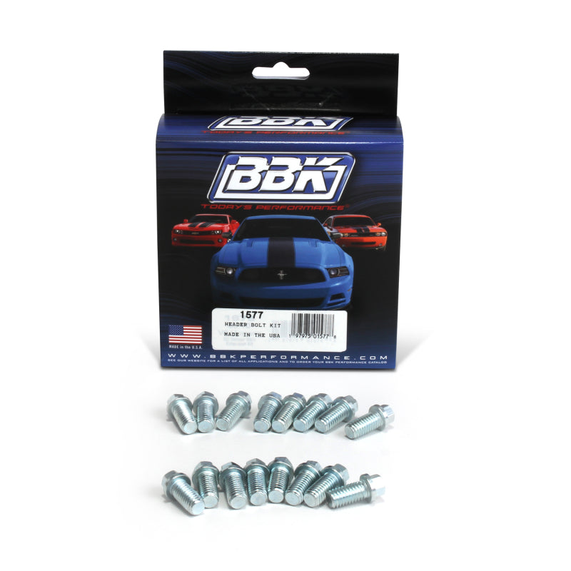 Load image into Gallery viewer, BBK Ford SBF 302 351W Exhaust Header Bolt Kit - 3/8-16 0.75in (16)
