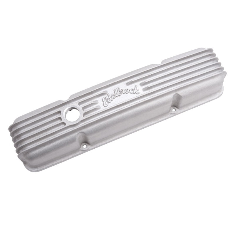 Load image into Gallery viewer, Edelbrock Valve Cover Classic Series Chevrolet 1959-1986 262-400 CI V8 w/ Oil Fill Hole Satin
