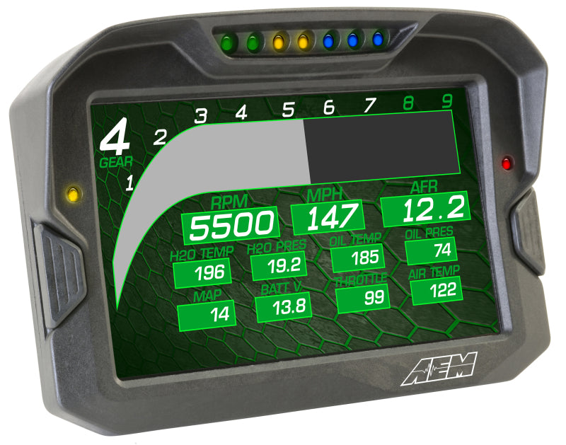 Load image into Gallery viewer, AEM CD-7 Logging Race Dash Carbon Fiber Digital Display (CAN Input Only)
