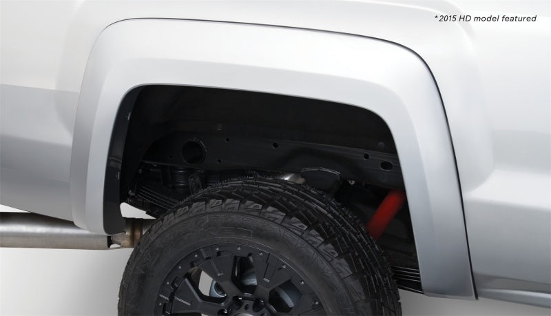 Load image into Gallery viewer, Bushwacker 14-18 GMC Sierra 1500 Extend-A-Fender Style Flares 2pc 69.3/78.8/97.8in Bed - Black
