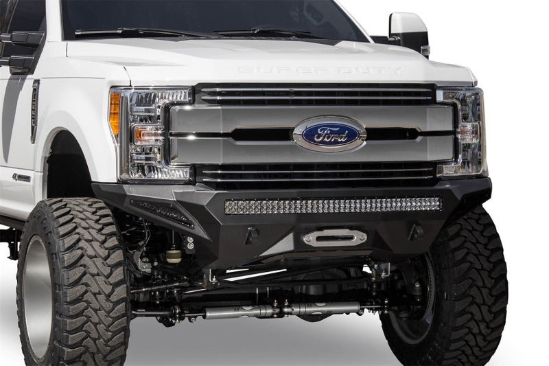 Load image into Gallery viewer, Addictive Desert Designs 17-18 Ford F-250 Super Duty Stealth Fighter Front Bumper w/ Winch Mounts
