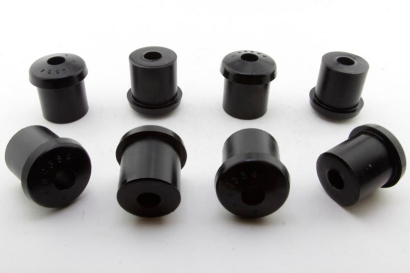 Load image into Gallery viewer, Whiteline 10/65-73 Ford Mustang Rear Spring Eye Rear and Shackle Bushings (35mm OD/12.6mm ID)
