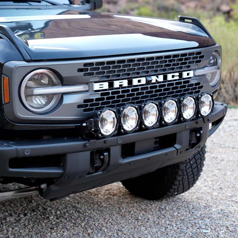 Load image into Gallery viewer, KC HiLiTES 21+ Ford Bronco 39in. Gravity LED Pro6 Light Bar Kit Front Bumper
