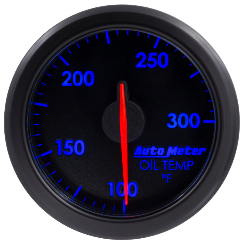 Load image into Gallery viewer, Autometer Airdrive 2-1/6in Oil Temp Gauge 100-300 Degrees F - Black
