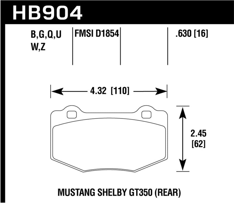 Load image into Gallery viewer, Hawk 15-17 Ford Mustang DTC-30 Rear Race Pads
