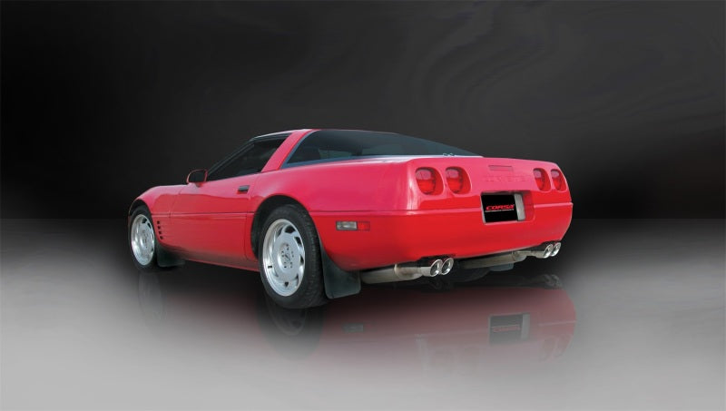 Load image into Gallery viewer, Corsa 1990-1995 Chevrolet Corvette C4 ZR1 5.7L V8 LT5 Polished Sport Cat-Back Exhaust
