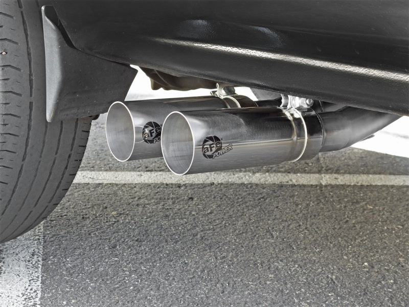 Load image into Gallery viewer, aFe Rebel Series CB Middle-Side Exit SS Exhaust w/ Polished Tips 09-16 GM Silverado/Sierra V6/V8
