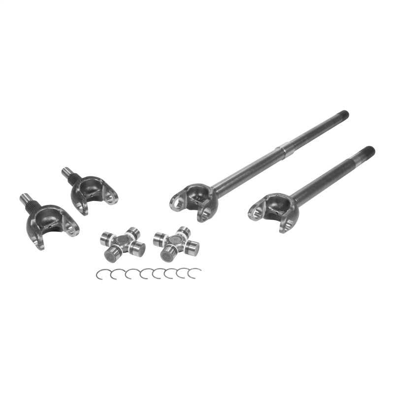 Load image into Gallery viewer, Yukon Gear 18-19 Jeep Wrangler Front 4340 Chromoly Axle Kit Dana 44 32 Spline w/1350 (7166) Joints
