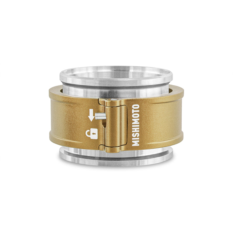 Load image into Gallery viewer, Mishimoto 2.5in Quick Release Clamp Assembly - Gold
