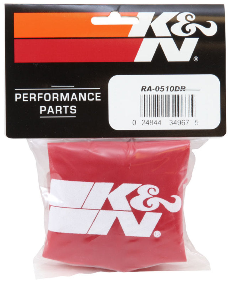 Load image into Gallery viewer, K&amp;N Drycharger Air Filter Wrap for RA-0510 - Red
